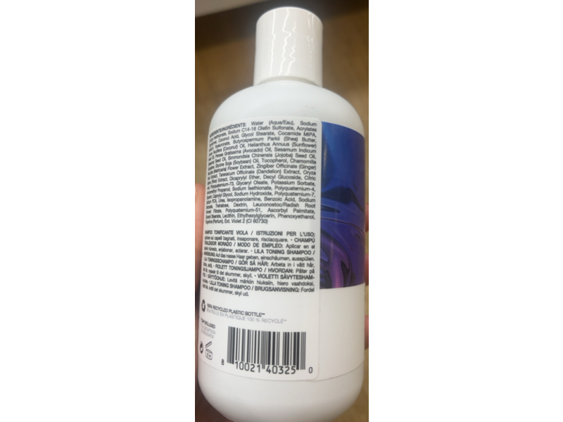 IGK Purple Toning Shampoo, Blonde Pop, 8 fl oz/236 mL