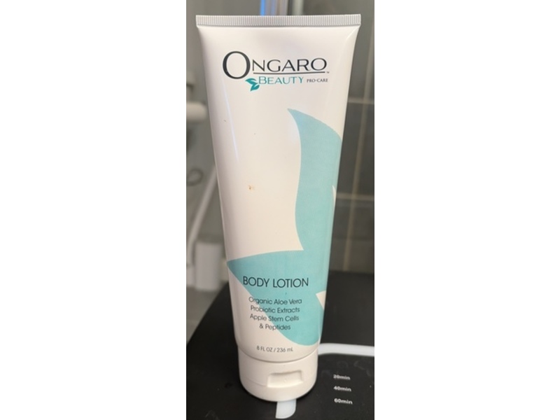 Ongaro Beauty Body Lotion, Light Scent, 8 fl oz/236 mL