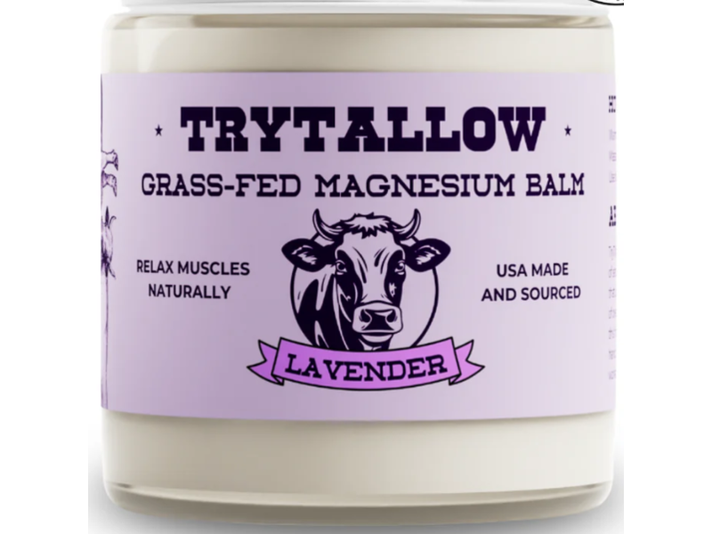 TryTallow Grass-Fed Magnesium Balm, Lavender