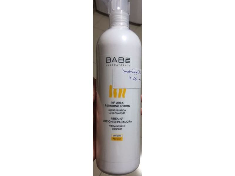 Babe Laboratorios 10% Urea Repairing Lotion, Dry Skin, 17 fl oz/500 mL