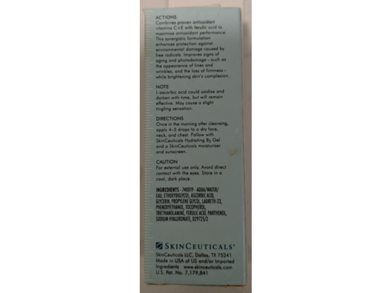 SkinCeuticals C E Ferulic, Prevent, 1 fl oz/30 mL