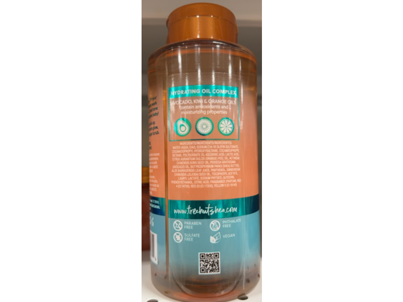 Tree Hut Foaming Gel Wash, Vitamin C, 18 fl oz/532 mL
