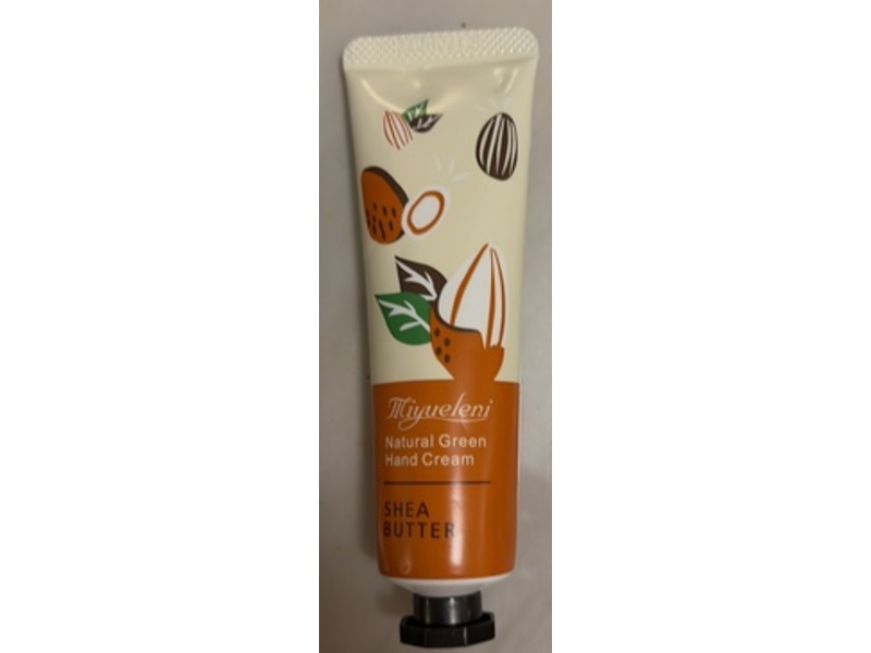 Miyueleni Natural Green Hand Cream, Shea Butter, 30 g