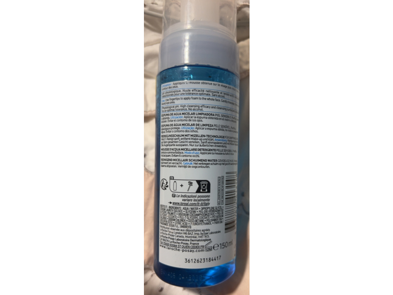 La Roche-Posay Cleansing Foaming Micellar Water, 5.07 fl oz/150 mL
