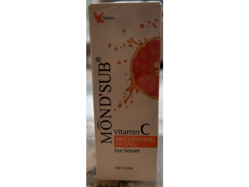 Mond'sub Brightening Lifting Eye Serum, Vitamin C, 15 mL