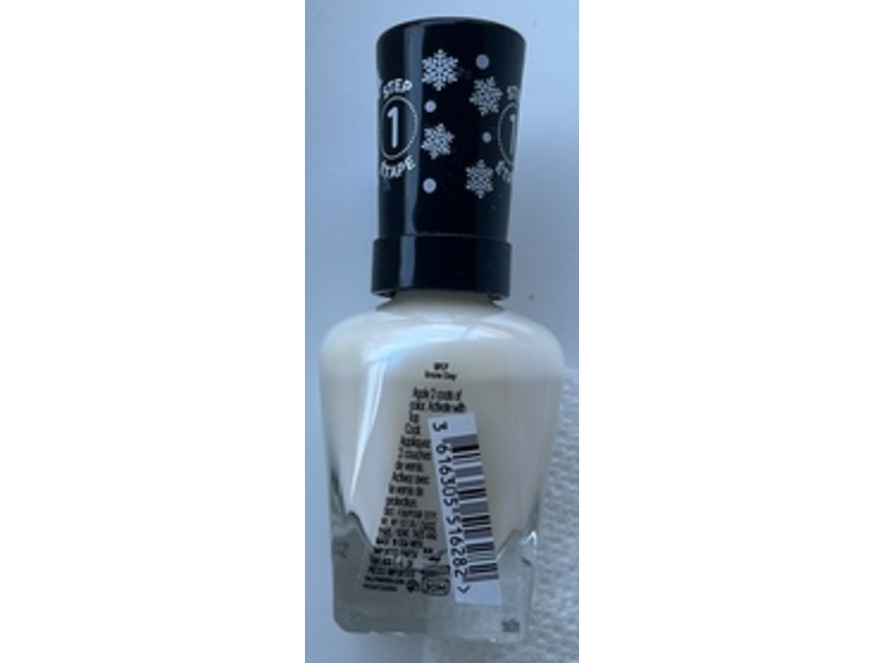 Sally Hansen Miracle Gel Nail Polish, 917 Snow Day, 0.5 fl oz/14.7 mL