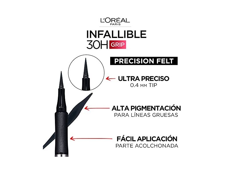 L'Oreal Paris Infallible Eyeliner, Black, 0.03 fl oz