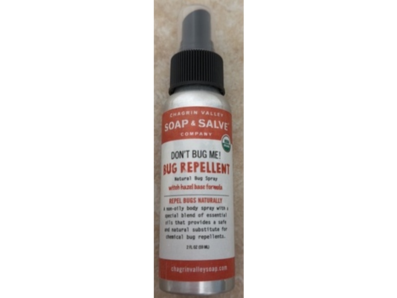 Chagrin Valley Soap & Salve Co Bug Repellent Spray, Witch Hazel, 2 fl oz/59 mL