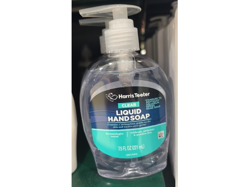 Harris Teeter Clear Liquid Hand Soap, 7.5 fl oz/221 mL