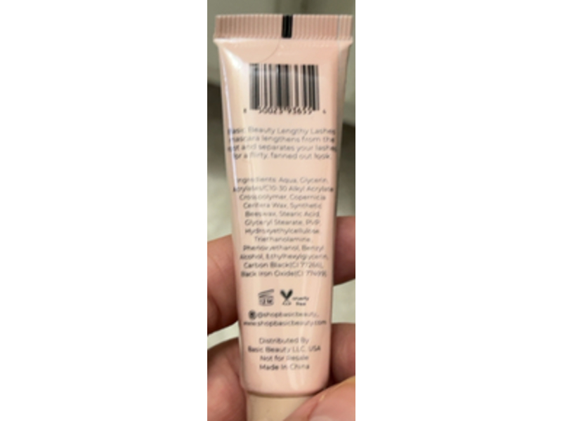 Basic Beauty Lengthy Lashes Mascara, Black, 0.42 oz/12 g