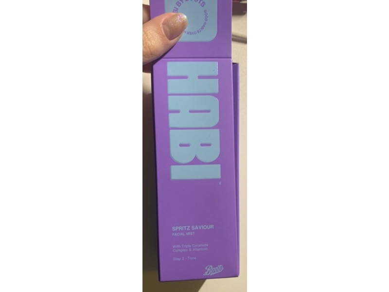 Boots Habi Spritz Saviour Facial Mist, Step 2-Tone, 95 mL