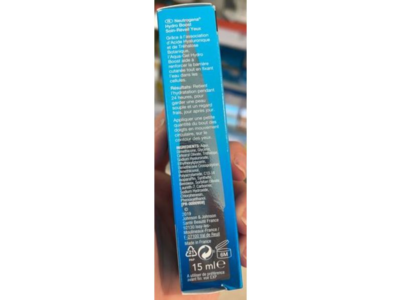 Neutrogena Hydro Boost Awakening Eye Contour Care, 15 mL