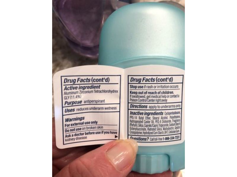 Degree Motionsense Ultraclear Invisible Solid Antiperspirant, Black+White, 0.5 oz/14 g