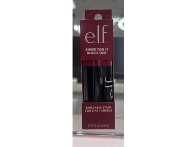 e.l.f. Sheer For It Blush Tint, Mauve Actually, 0.22 fl oz/6.8 mL