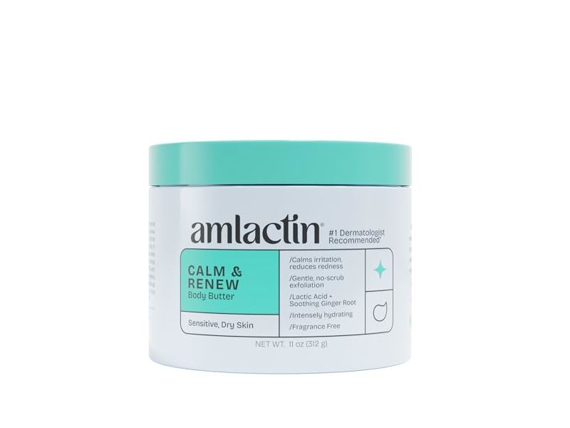 AmLactin Calm & Renew Body Butter, 11 oz/312 g