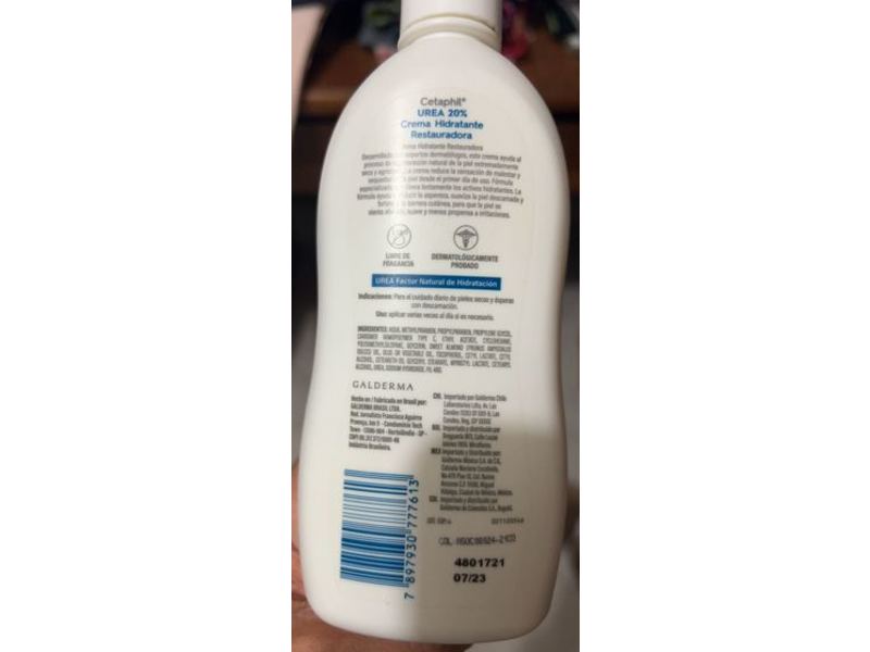 Cetaphil Pro Urea 20% Restorative Moisturizing Cream, 296 mL