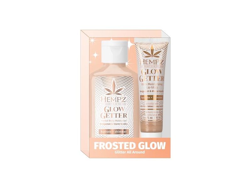 Hempz Frosted Glow Kit, Bergamot & Warm Vanilla