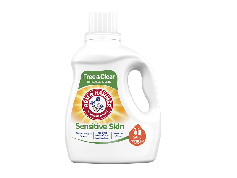 Arm & Hammer Liquid Laundry Detergent, Free & Clear, 105 Loads, 105 fl oz/ 3.10 L.