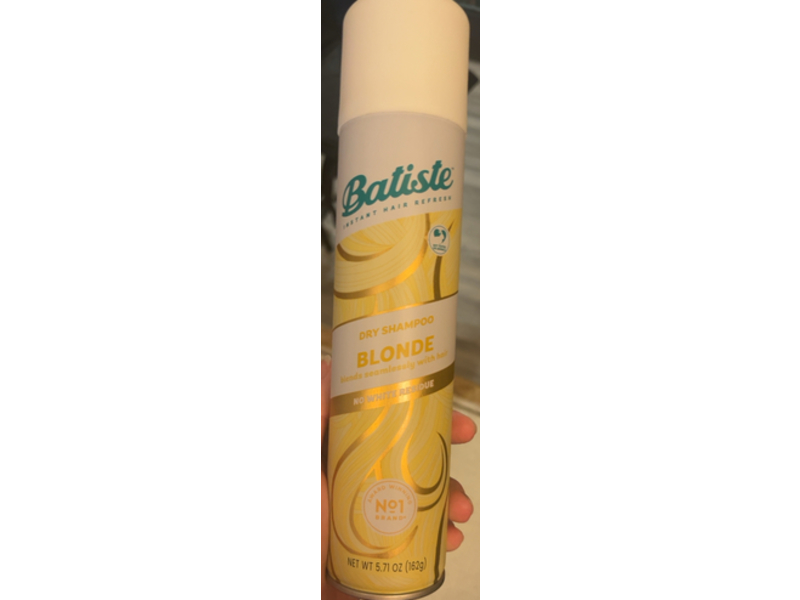 Batiste Dry Shampoo Blonde, Sulfate Free, 5.71 oz/162 g