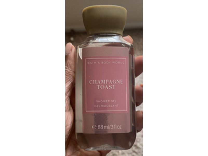Bath & Body Works Shower Gel, Champagne Toast, 3 fl oz/88 mL
