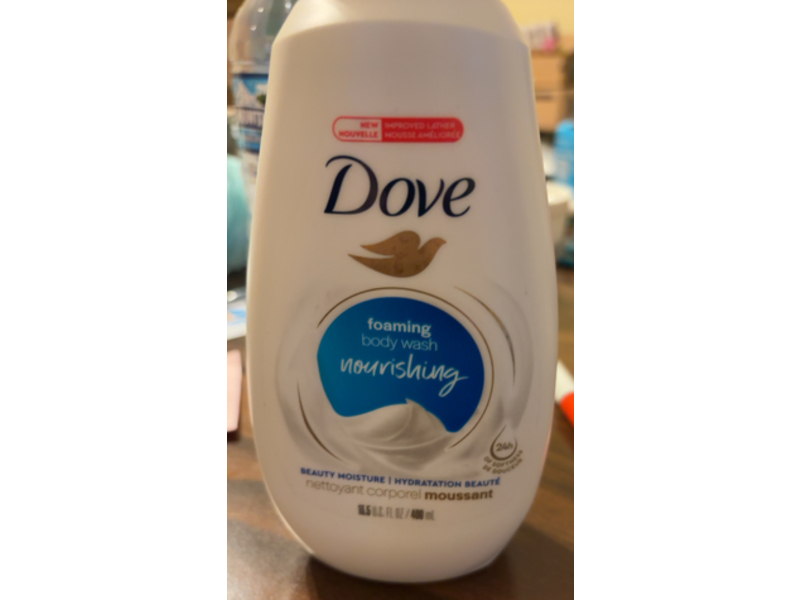 Dove Nourishing Foaming Body Wash, 165 fl oz/400 mL