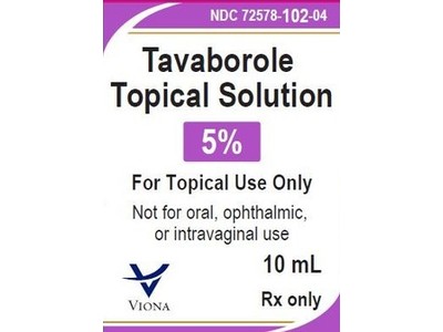 Tavaborole Topical Solution 5%, 10 mL, Viona (Rx)