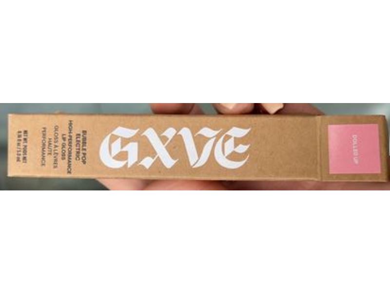 GXVE Bubble Pop Electric Lip Gloss, Dolled Up, 0.16 fl oz/5 mL