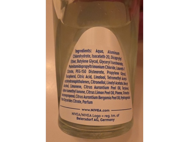 Nivea Black & White Invisible Anti Transpirant, Clear, 50 mL