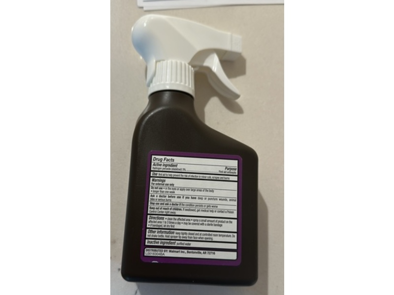 Equate Hydrogen Peroxide Tropical Antiseptic Solution, 8 fl oz/236 mL, Pack Of 3