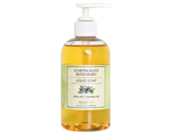 Nourish Lemongrass Rosemary Liquid Soap, Olive Oil + Coconut Oil, 8.75 oz/248.06 g - thumbnail 1
