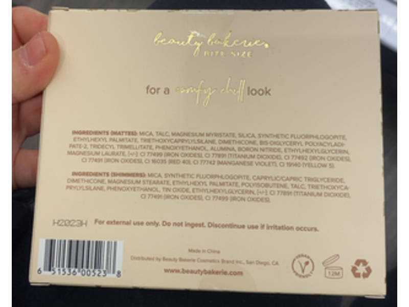 Beauty Bakerie Bite Size Eyeshadow Palette, Get That Dough, 0.04 oz/1.27 g