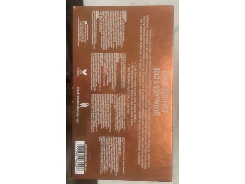 Black Radiance Bold and Sexy Eyeshadow Palette, 0.017 oz/05 g