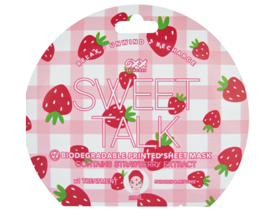 OXX Skincare Sheet Mask, Sweet Talk, 1 Count