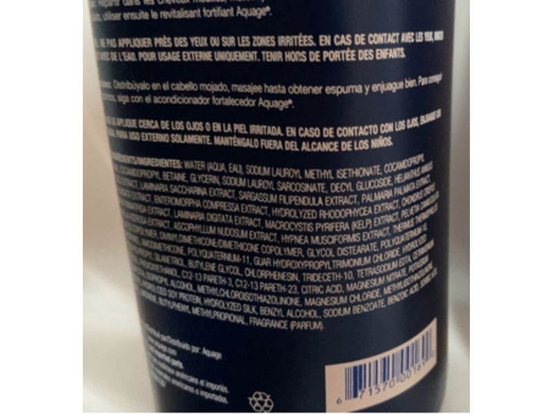 Aquage Seaextend Strengthening Shampoo, Thermal - V, 33.8 fl oz/1 L