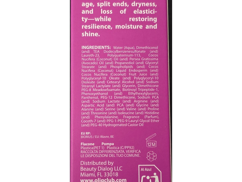 Oli G Chemical Addiction Peptide Bonding Spray, 4 fl oz/118 mL