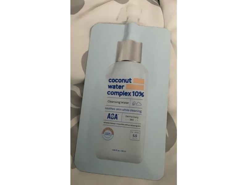 AOA Skin Coconut Water Complex 10% Cleansing Water, 0.85 fl oz/25 ml