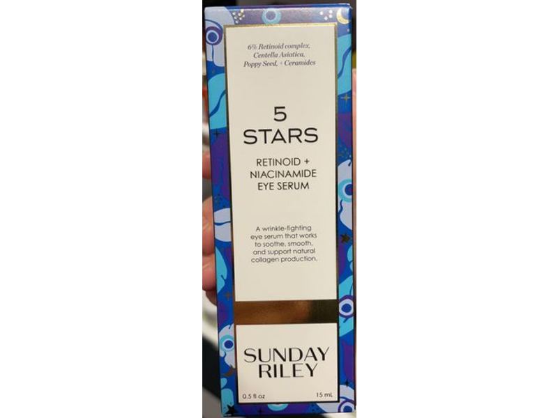 Sunday Riley 5 Stars Retinoid + Niacinamide Eye Serum, 0.5 fl oz/15 mL