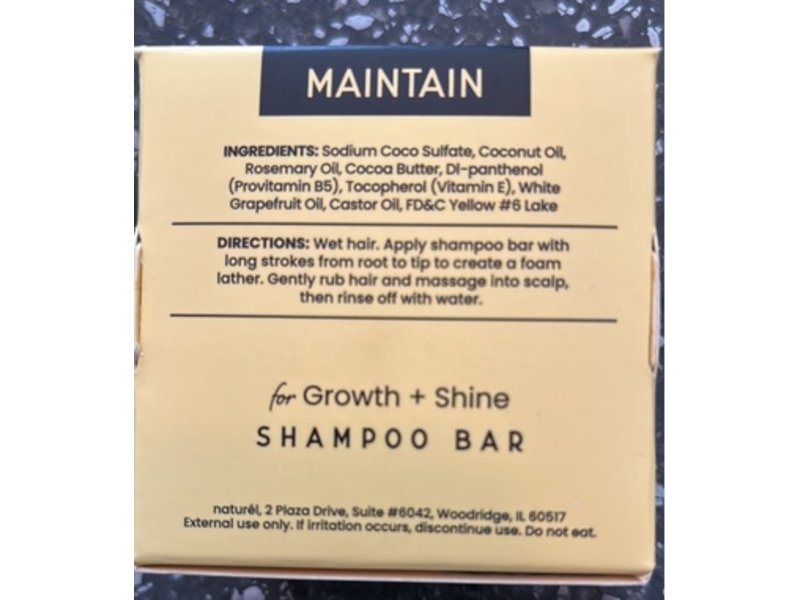 Loxy Glow + Shine Shampoo Bar, Castor Oil + Grapefruit Oil, 2.25 oz/64 g