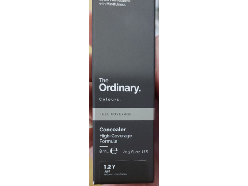 The Ordinary Concealer, 1.2 Y Light Yellow Undertones, 0.3 fl oz/8 mL