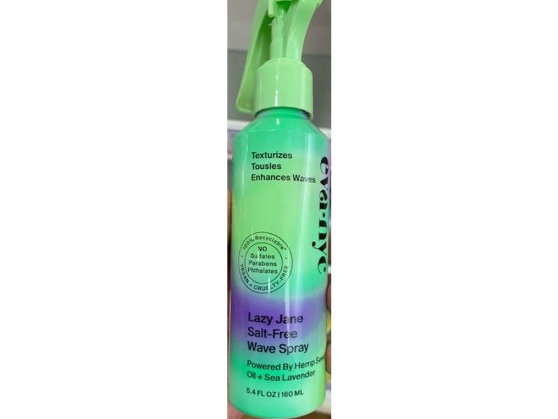 Eva NYC Lazy Jane Salt-free Wave Spray, Hemp Seed Oil + Sea Lavender, 5.4 fl oz/160 mL