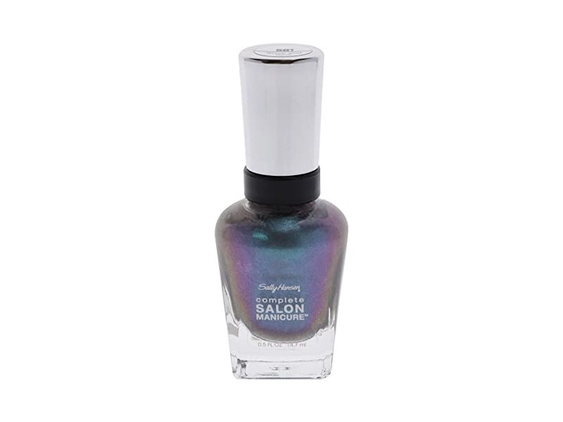 Sally Hansen Complete Salon Manicure Nail Polish, 580 Black & Blue, 0.5 fl oz