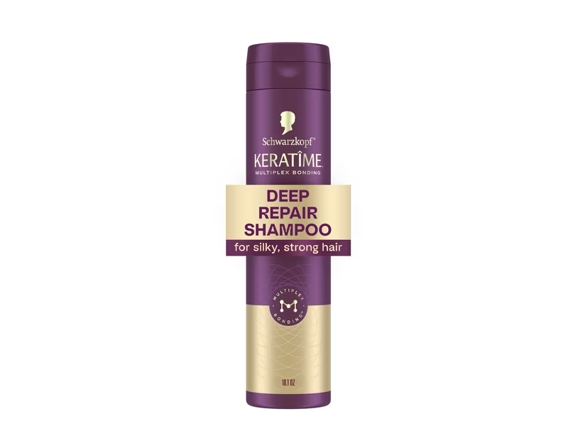 Schwarzkopf Keratime Deep Repair Shampoo, 10.1 fl oz/300 mL