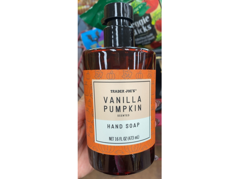 Trader Joe's Hand Soap, Vanilla Pumpkin, 16 fl oz/473 mL