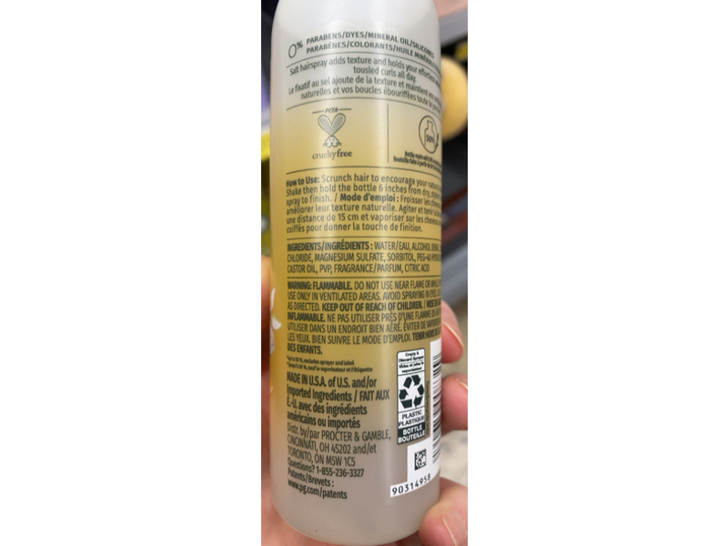 Herbal Essence Wavy Texturizing Hairspray, 5.7 fl oz/170 mL