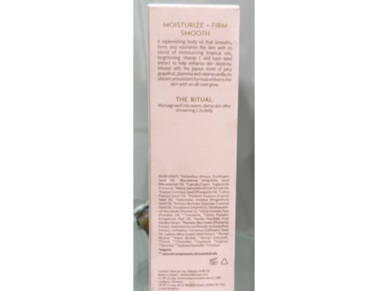 Leahlani Pamplemousse Replenishing Body Oil, 5.07 oz/150 mL