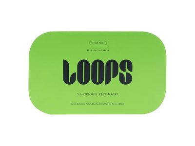 Loops Fresh Peel Resurfacing Hydrogel Face Mask, 5 Count