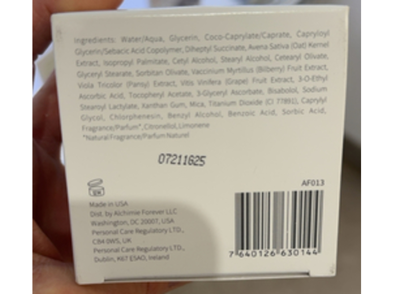 Alchimie Forever Kantic Brightening Moisture Mask, 3.3 fl oz/100 mL