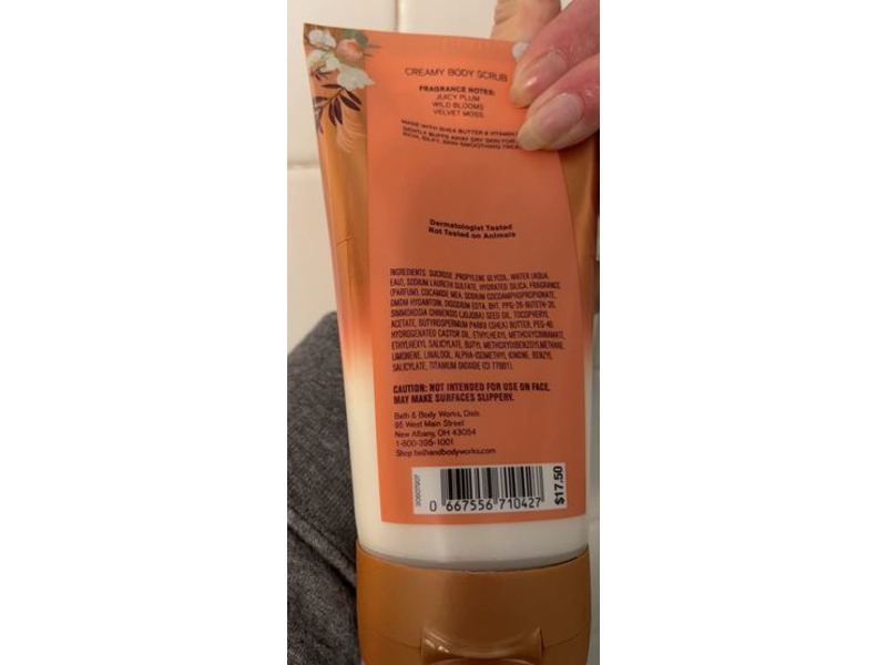 Bath & Body Works Fall In Bloom Creamy Body Scrub, 8 oz/226 g