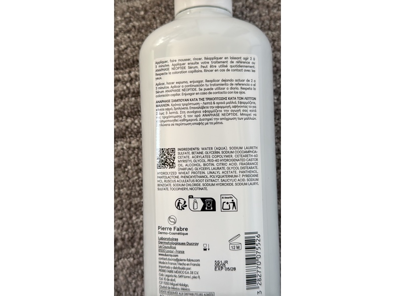 Ducray Anaphase Plus Shampoo, 400 mL