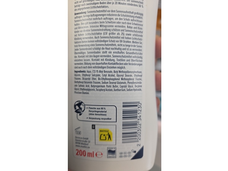 Lavozon Med Sun Balm 50+, 200 mL